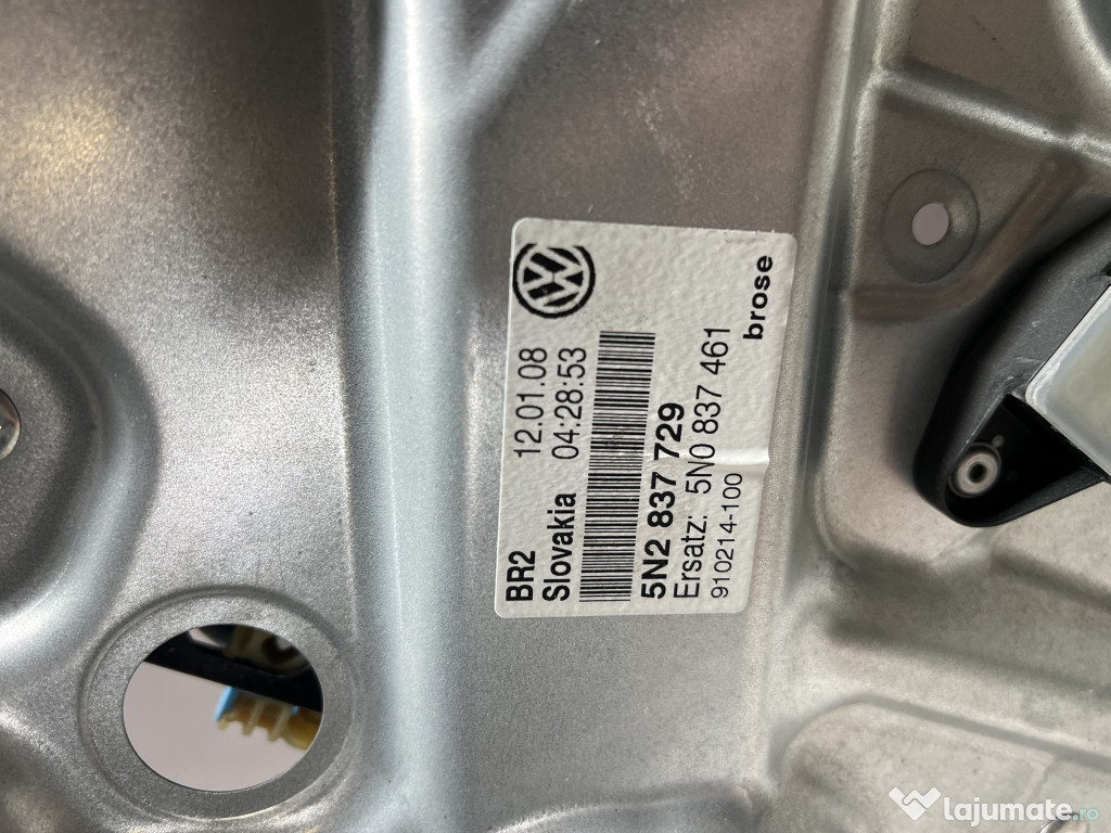 Macara geam stanga fata Volkswagen Tiguan 2008