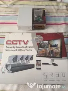 Kit Supraveghere Video CCTV DVR 4 Camere Exterior + HDD Seagate 1TB