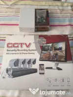 Kit Supraveghere Video CCTV DVR 4 Camere Exterior + HDD Seagate 1TB