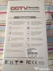 Kit Supraveghere Video CCTV DVR 4 Camere Exterior + HDD Seagate 1TB 