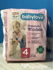 Scutece Babylove premium numărul 4, 42 buc., 8-14 kg 