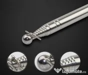 Stâlp pentru steag - bener telescopic - oțel inoxidabil marimi diferit 