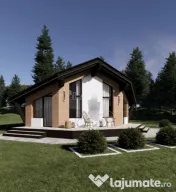 Casa pe Structura Lemn si Panouri SIP 