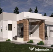 Casa pe Structura Lemn si Panouri SIP 