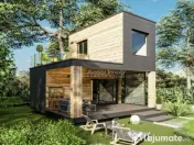 Casa pe Structura Lemn si Panouri SIP 