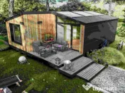 Casa pe Structura Lemn si Panouri SIP 