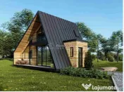 Casa pe Structura Lemn si Panouri SIP 