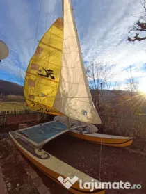 Catamaran cu vele Hobie Cat 14, extrem de rar in Romania