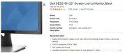 Monitor Dell SE2216H, 21.5 inch, Full HD [2017] 