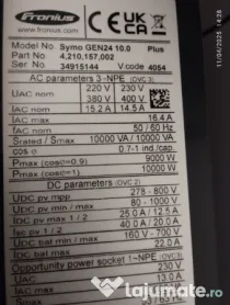 Invertor Fronius Symo GEN24 10.0 Plus