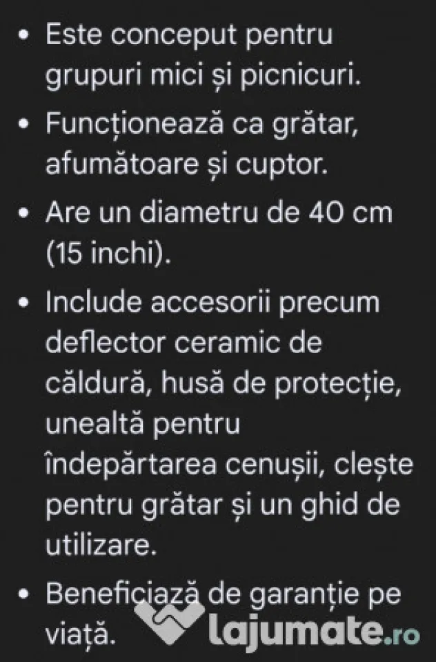 Grătar Kamado bono minimo