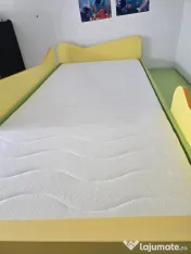 Pat suprapus cu topogan