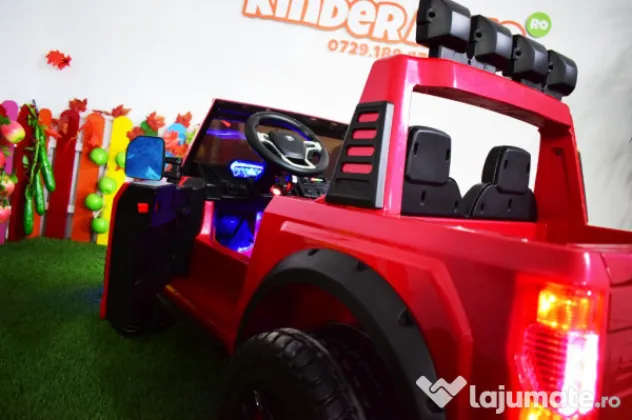 Masinuta electrica pentru 2 copii Ford F450 Super Duty 4x4