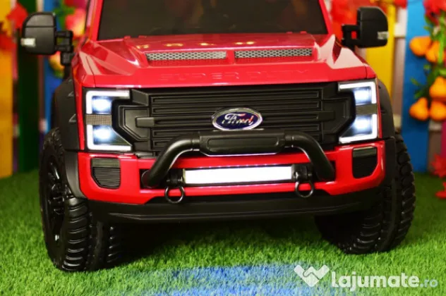 Masinuta electrica pentru 2 copii Ford F450 Super Duty 4x4