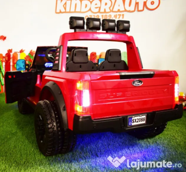 Masinuta electrica pentru 2 copii Ford F450 Super Duty 4x4