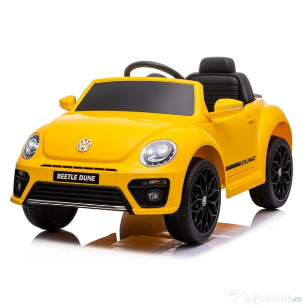 Masinuta electrica VW Beetle DUNE 35W 6V cu BT, RC