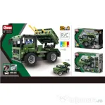 Lansator de rachete 2 in 1 cu RC, QIHUI 364 piese, Bricks