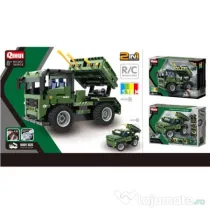 Lansator de rachete 2 in 1 cu RC, QIHUI 364 piese, Bricks