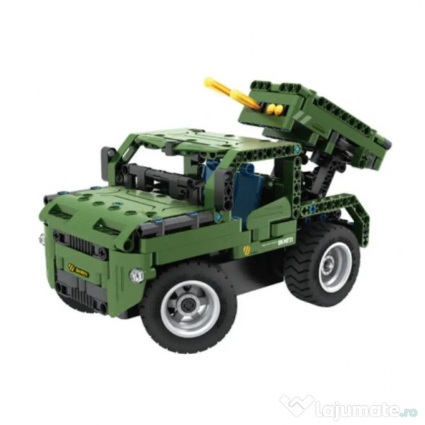 Lansator de rachete 2 in 1 cu RC, QIHUI 364 piese, Bricks