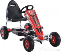 Kart cu pedale, Kinderauto F8-3, roti Gonflabile 6 inch