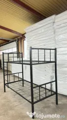 Paturi Metalice Etajate in stoc ideale pentru muncitori!