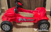 Masinuta copii mici NOUA rosie cu pedale si volan claxon masina baieti. 