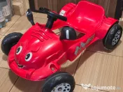 Masinuta copii mici NOUA rosie cu pedale si volan claxon masina baieti. 