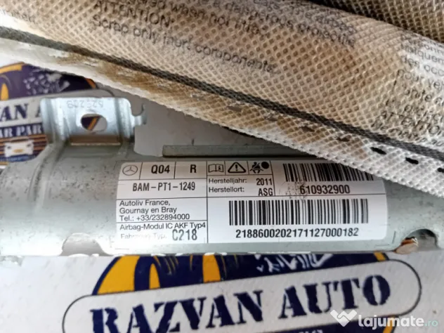 Airbag cortina dreapta Mercedes CLS 350 2011