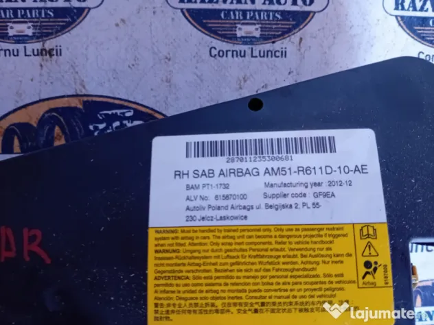 Airbag scaun dreapta fata Ford Focus 3 2012