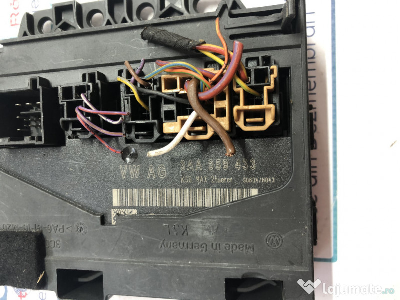 Calculator confort Volkswagen Passat B7 2012