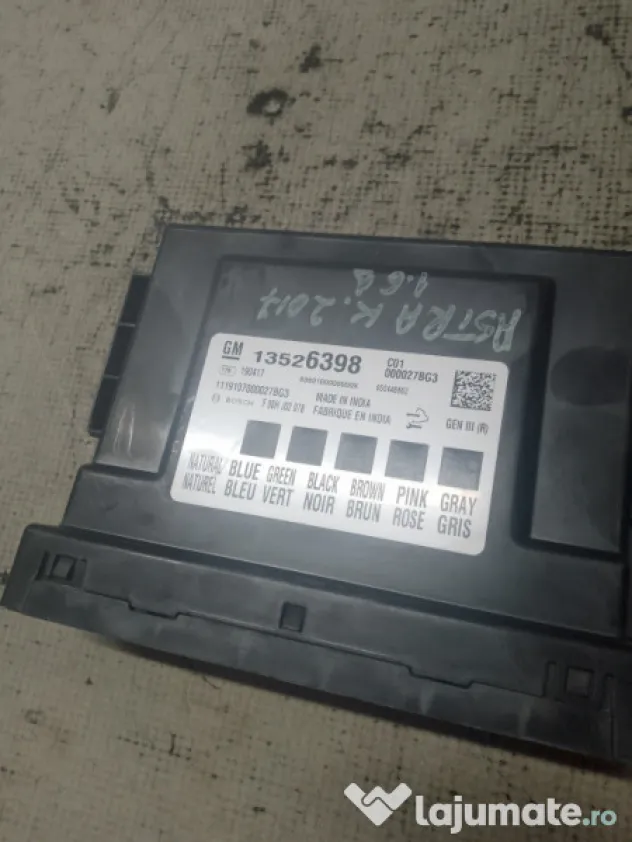 Calculator confort Opel Astra K 1.6 Motorina 2016