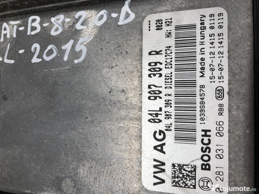 Calculator motor Volkswagen Passat B8 2.0 Motorina 2015