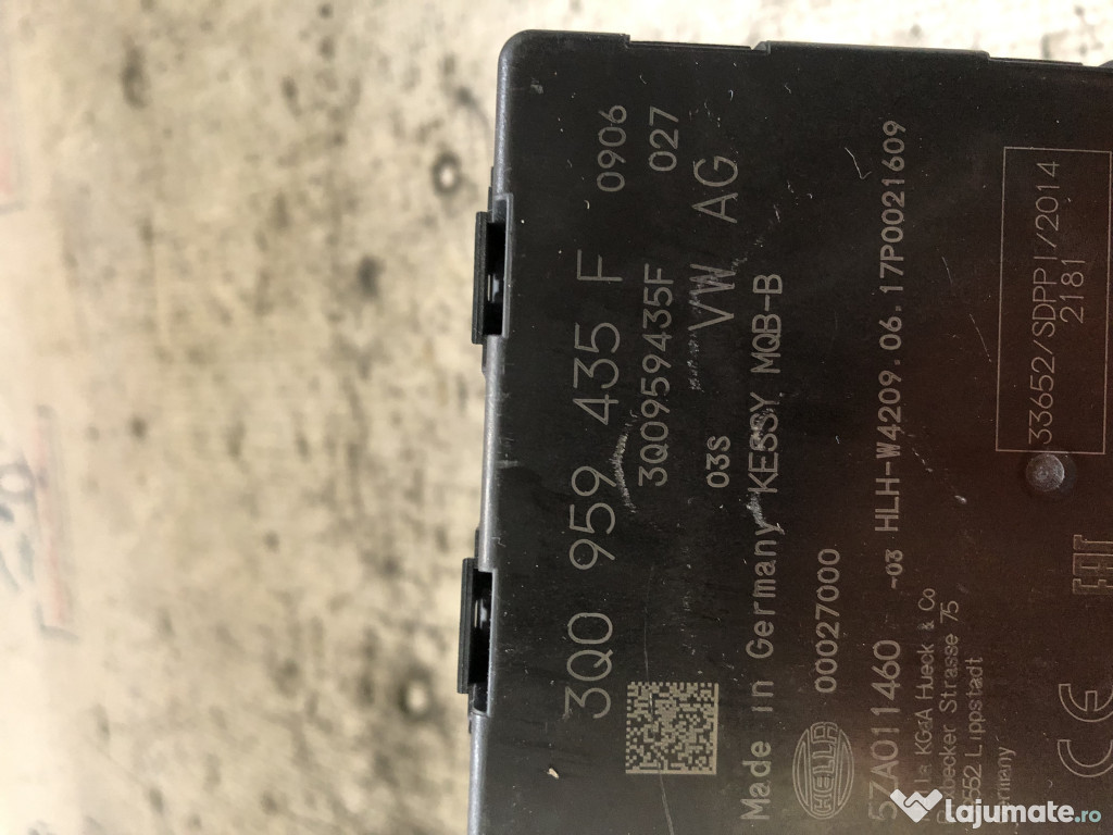 Modul keyless Volkswagen Passat B8 Break 2016