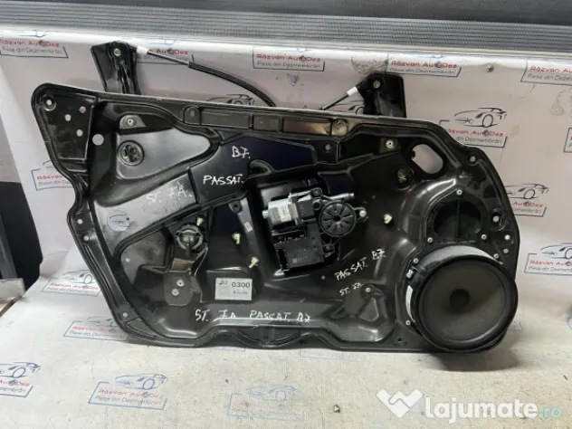 Macara geam stanga fata Volkswagen Passat B7 2012