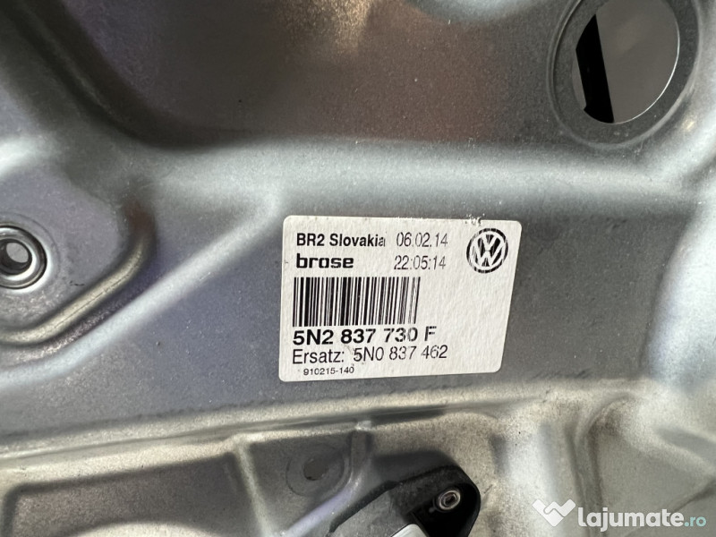 Macara geam stanga fata Volkswagen Tiguan 2014