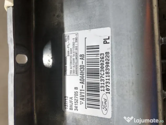 Airbag pasager Ford B-MAX 1.0 Benzina 2015