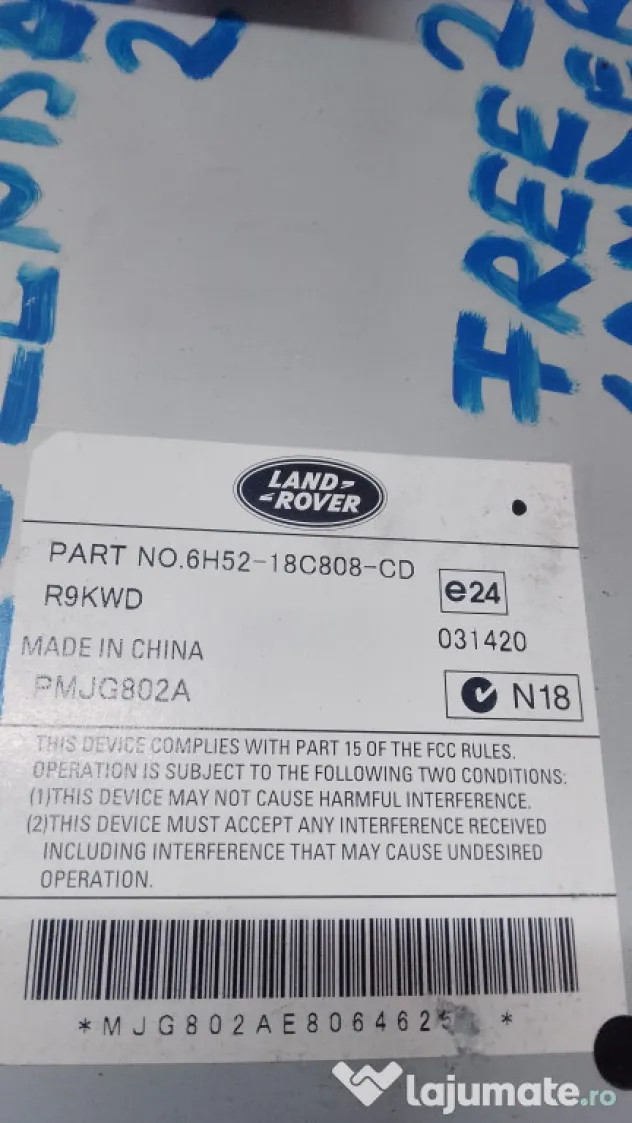 Amplificator audio Land Rover Freelander 2 2008