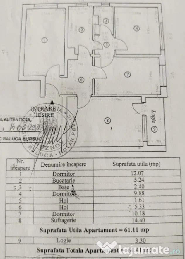 Apartament 4 camere mobilat si utilat, cu parcare si spatiu depozitare