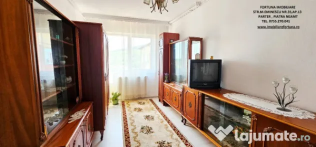 Apartament 4 camere mobilat si utilat, cu parcare si spatiu depozitare