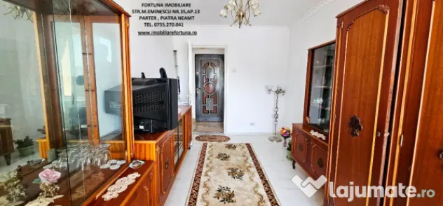 Apartament 4 camere mobilat si utilat, cu parcare si spatiu depozitare