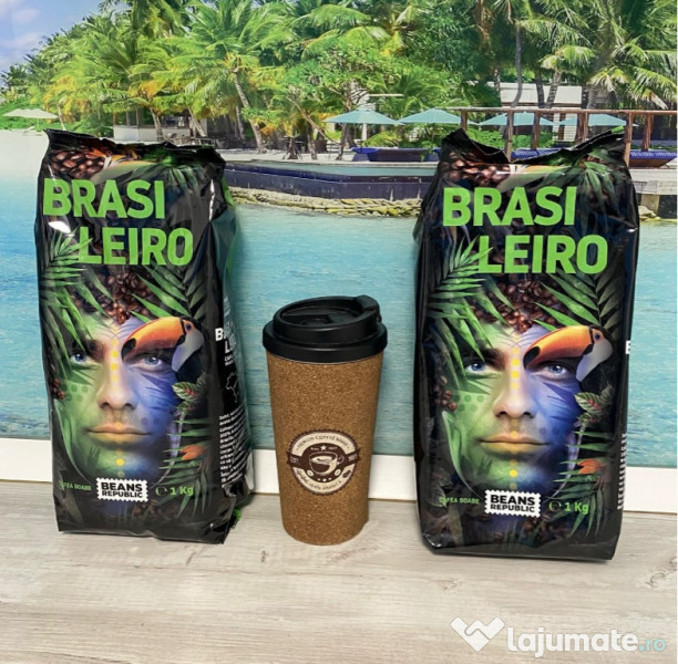 Cafea boabe Brasileiro 100% Arabica, Beans Republic, 1 kg