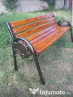 Banca cu spătar pentru parcuri