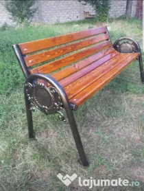 Banca cu spătar pentru parcuri