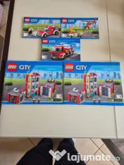 Stație pompieri + Set plăci de drum Lego!!! 
