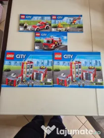Stație pompieri + Set plăci de drum Lego!!!