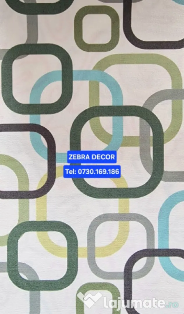 Jaluzele Rolete Zebra Decor Urban Printate Semitransparente 12 Modele