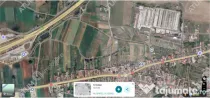 Teren intravilan de 8600 mp cu deschidere la doua drumuri in
