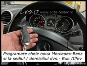 Programare cheie chei Mercedes anulare blocator volan la domiciliu 