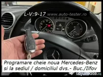 Programare cheie chei Mercedes anulare blocator volan la domiciliu
