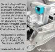 Programare cheie chei Mercedes anulare blocator volan la domiciliu 